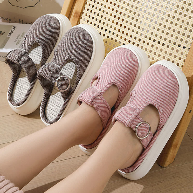 Plusock Plus Size Cozy Thick Sole Slippers - image 5