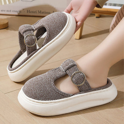 Plusock Plus Size Cozy Thick Sole Slippers - image 3