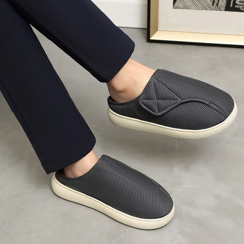 Plusock Plus Size Breathable Mesh Upper Slippers - image 6