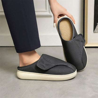 Plusock Plus Size Breathable Mesh Upper Slippers - image 7