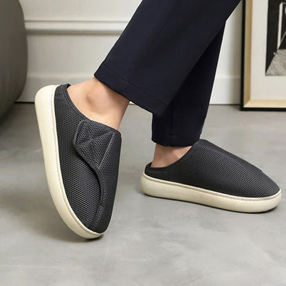 Plusock Plus Size Breathable Mesh Upper Slippers - image 5