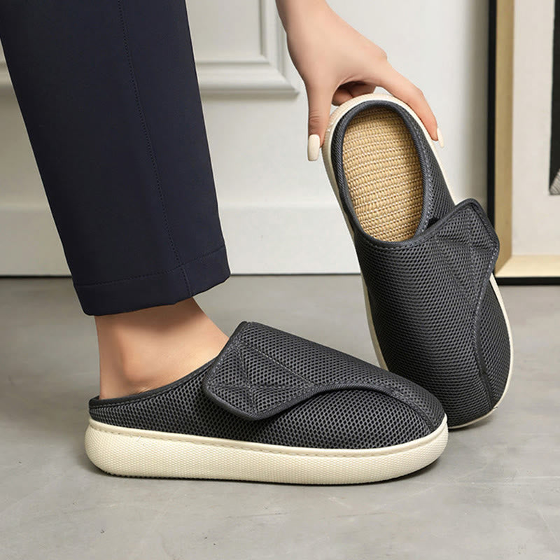 Plusock Plus Size Breathable Mesh Upper Slippers - image 9