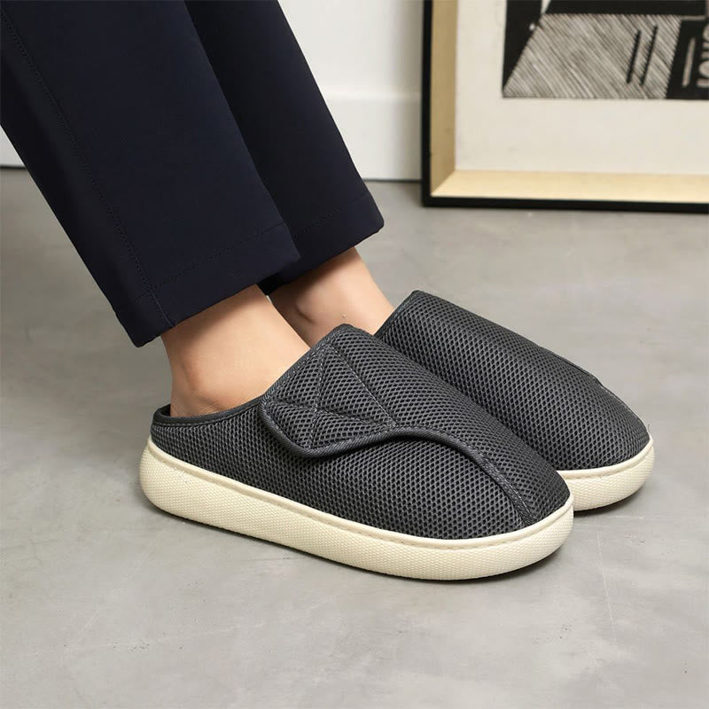 Plusock Plus Size Breathable Mesh Upper Slippers - image 8