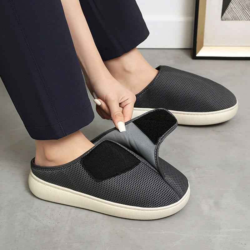 Plusock Plus Size Breathable Mesh Upper Slippers - image 0