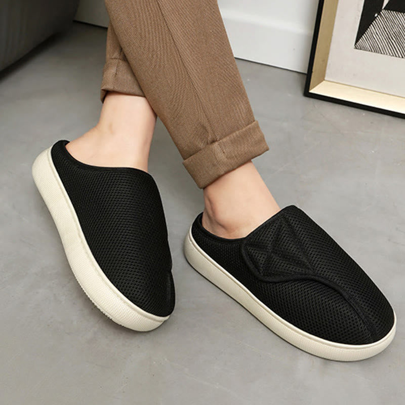 Plusock Plus Size Breathable Mesh Upper Slippers - image 3