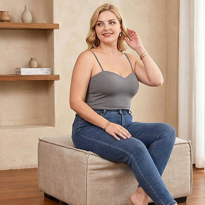 Plusock Plus Size Seamless Cooling Tank Top(2 Pieces) - image 3