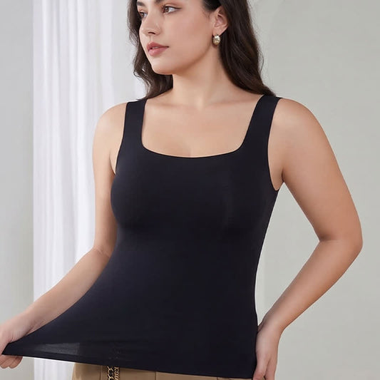 Plusock Plus Size Square Neck Cooling Sensation Tank Top - image 0