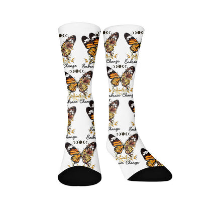 Plusock Bowknot Flag Butterfly Socks - Vintage(1 Pair) - EU37-44(US4-10) - image 9