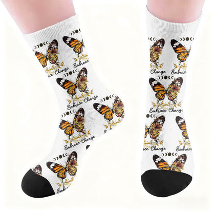 Plusock Bowknot Flag Butterfly Socks - image 6
