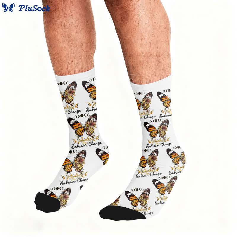 Plusock Bowknot Flag Butterfly Socks - image 3