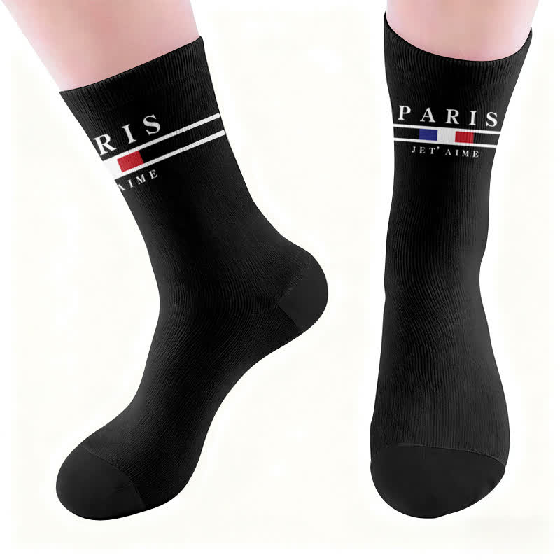 Plusock Racing Paris Flag Socks - image 5