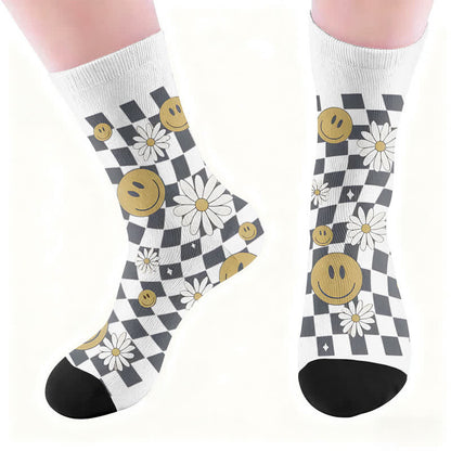 Plusock Floral Leopard Print Socks - image 5