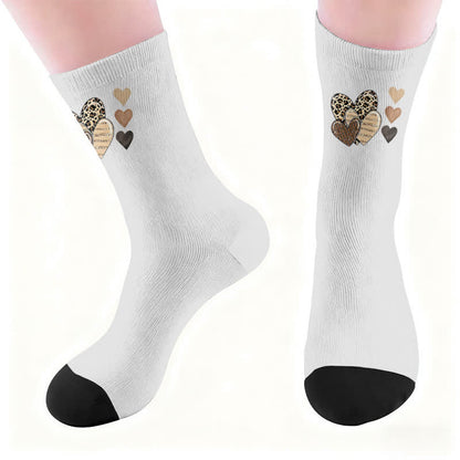 Plusock Leopard Butterfly Heart Socks - image 6
