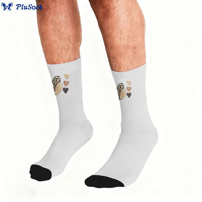 Plusock Leopard Butterfly Heart Socks - image 3