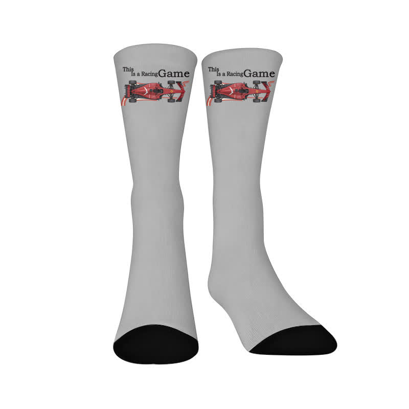 Plusock Racing Flag Socks - Race(1 Pair) - EU37-44(US4-10) - image 7