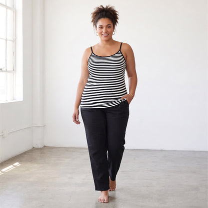 Plusock Plus Size Striped Tank Top - image 4