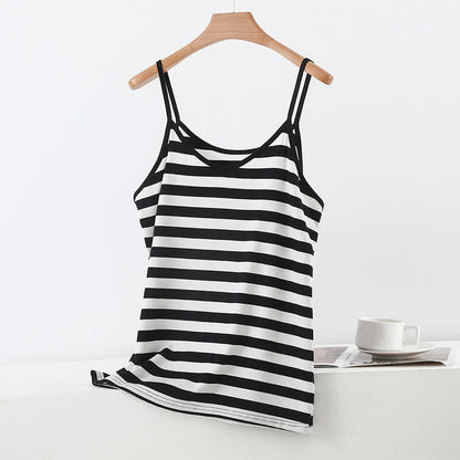 Plusock Plus Size Striped Tank Top - C - 6XL - image 9