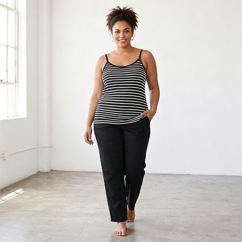 Plusock Plus Size Striped Tank Top - image 5