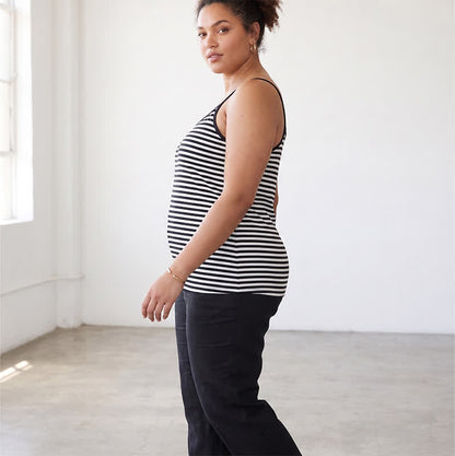 Plusock Plus Size Striped Tank Top - image 1