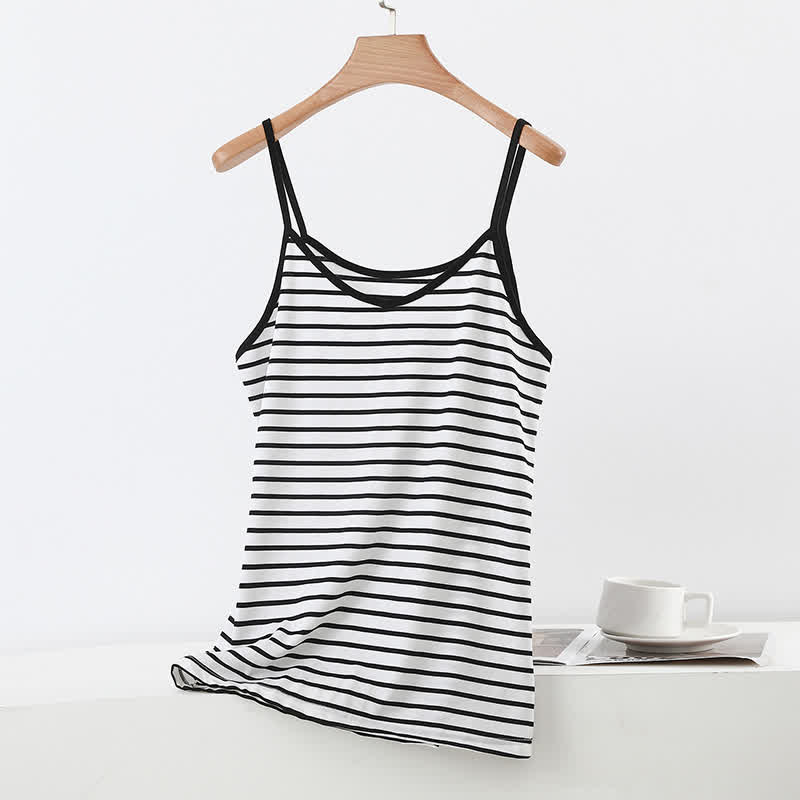 Plusock Plus Size Striped Tank Top - B - 6XL - image 8