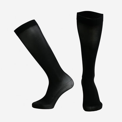 Plusock Classic Solid Compression Socks - Black - XXL - image 5