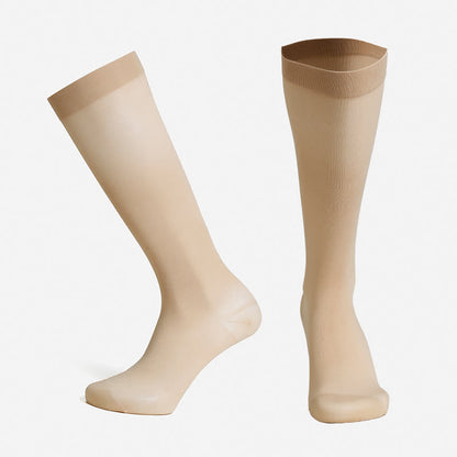 Plusock Classic Solid Compression Socks - Nude - XXL - image 10