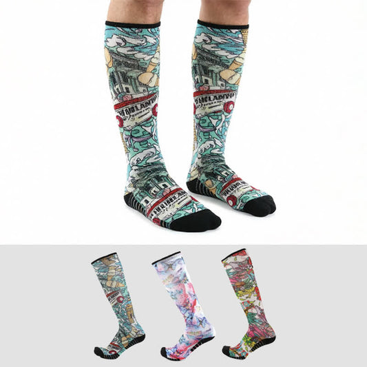 Plusock Bamboo Floral Butterfly Compression Socks - image 0