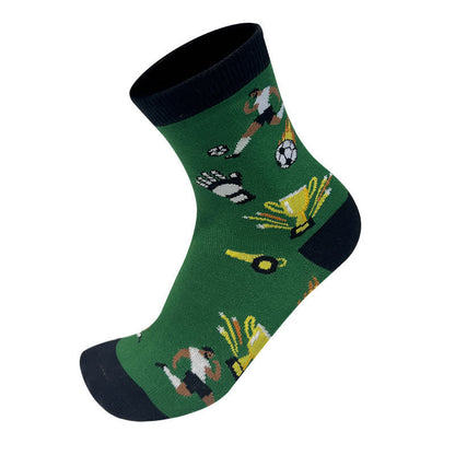 Plusock Colorblock Soccer Quarter Socks(5 Pairs) - Black - EU39-46(US6-12) - image 4