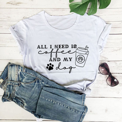Plusock Plus Size Dog Paw Prints hort Sleeve T-shirt - White - 3XL - image 6