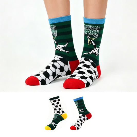 Plusock Cotton Soccer Stripe Quarter Socks(2 Pairs) - image 0