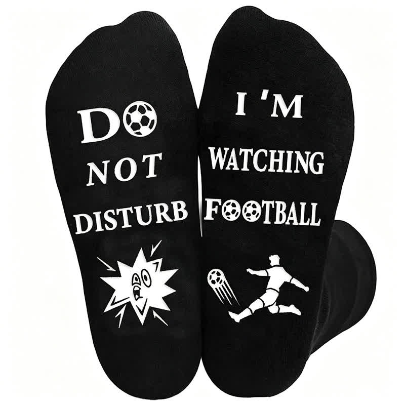 Plusock Football Quote Cotton Quarter Socks(3 Pairs) - B - EU39-46(US6-12) - image 3