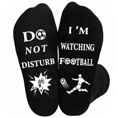 Plusock Football Quote Cotton Quarter Socks(3 Pairs) - B - EU39-46(US6-12) - image 3
