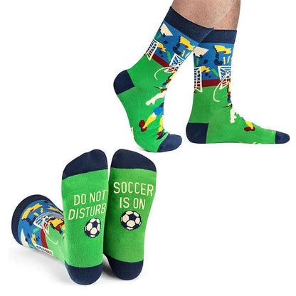 Plusock Soccer Slogan Quarter Socks(2 Pairs) - image 1