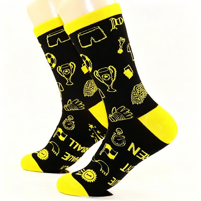 Plusock Soccer Slogan Quarter Socks(2 Pairs) - image 8