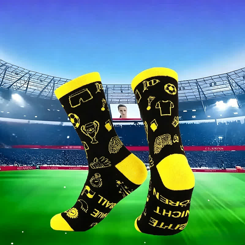 Plusock Soccer Slogan Quarter Socks(2 Pairs) - image 6
