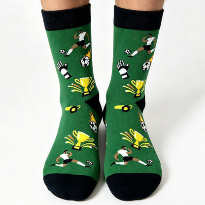 Plusock Colorblock Soccer Quarter Socks(5 Pairs) - image 2