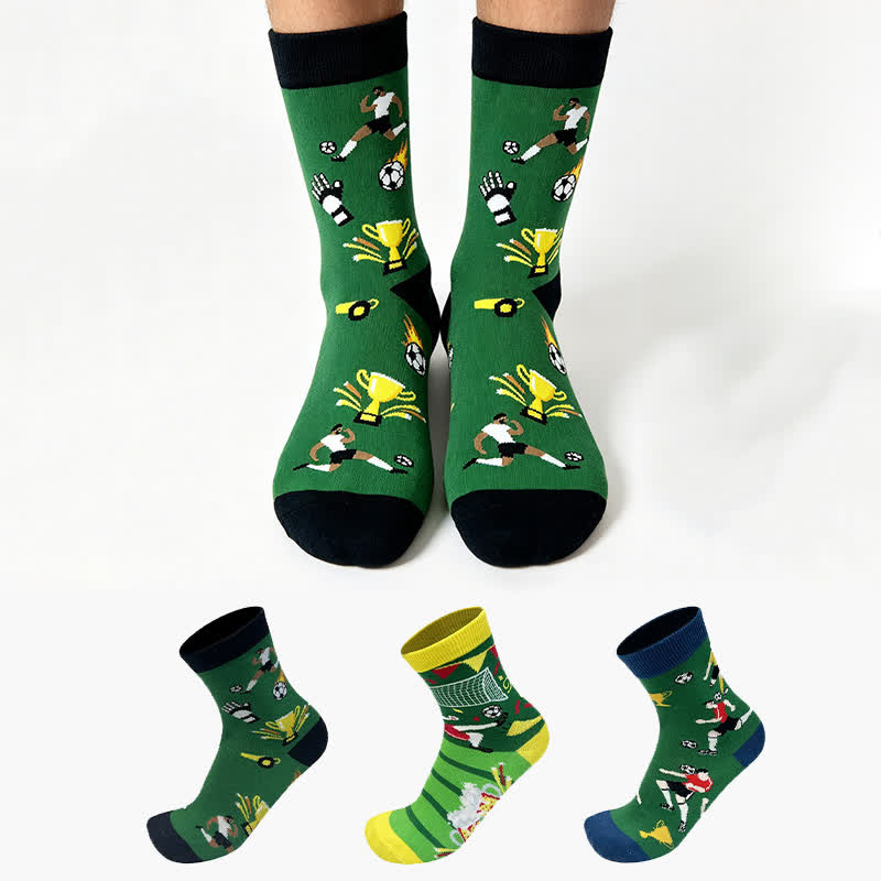 Plusock Colorblock Soccer Quarter Socks(5 Pairs) - image 0