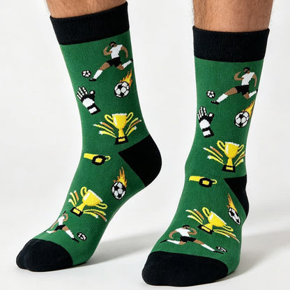 Plusock Colorblock Soccer Quarter Socks(5 Pairs) - image 3