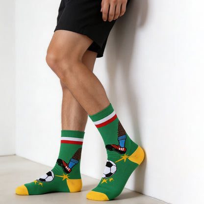 Plusock Soccer Stripe Quarter Socks(3 Pairs) - image 2