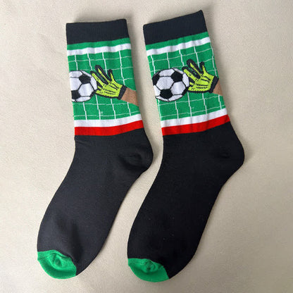 Plusock Soccer Stripe Quarter Socks(3 Pairs) - Black - EU39-43(US6-9) - image 3
