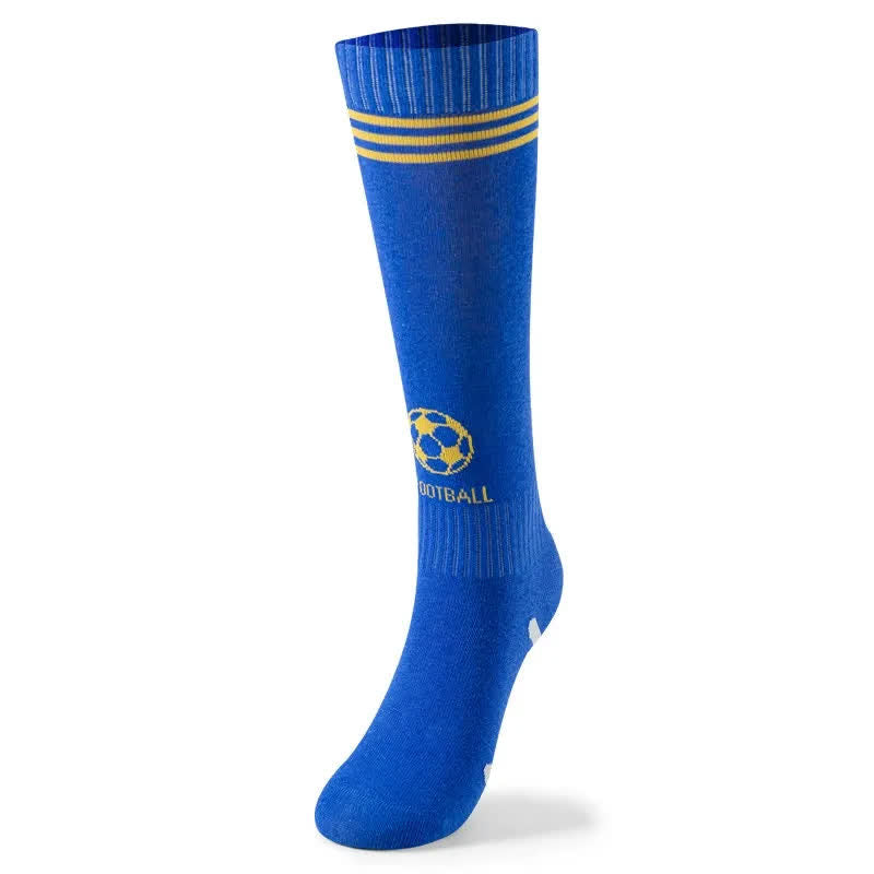 Plusock Cotton Football Knee High Socks(3 Pairs) - Dark Blue - EU37-41(US4-7.5) - image 7