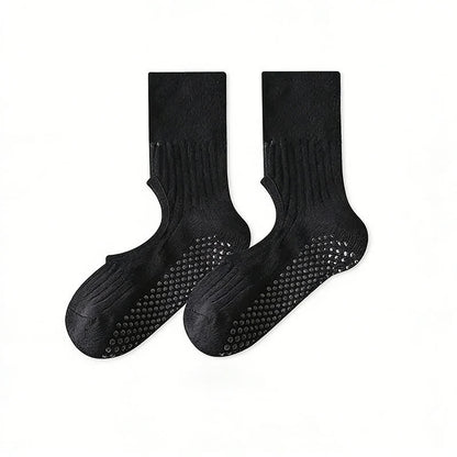 Plusock Open Instep Bow Grip Socks(2 Pairs) - Pure Black - EU35-40(US2-7) - Without Ribbon - image 18