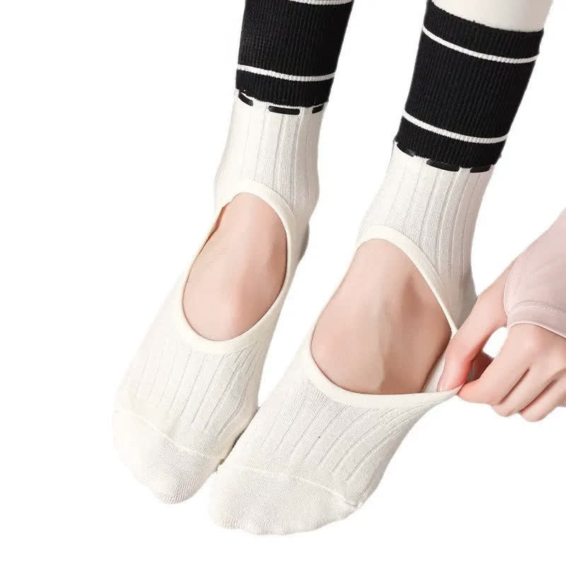 Plusock Open Instep Bow Grip Socks(2 Pairs) - image 7