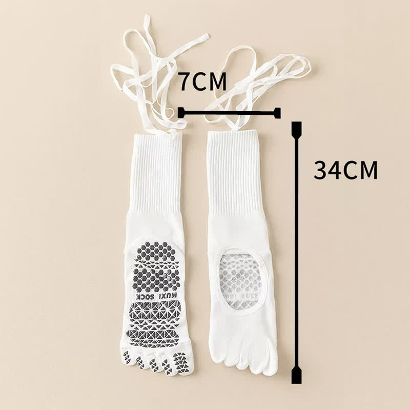 Plusock Ballet Wrap Grip Toe Socks(2 Pairs) - image 7