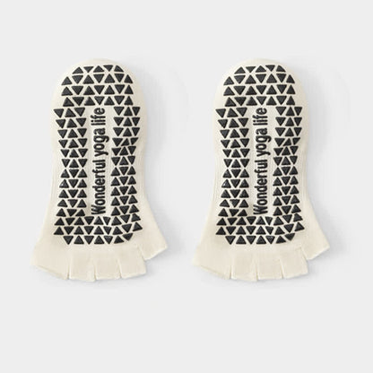 Plusock Low Cut Toe Grip Socks(2 Pairs) - White - EU35-40(US2-7) - image 6