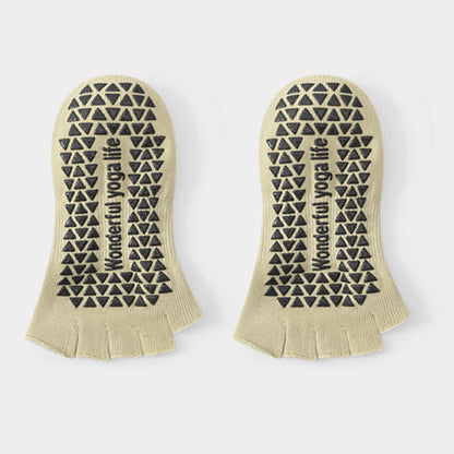 Plusock Low Cut Toe Grip Socks(2 Pairs) - Green - EU35-40(US2-7) - image 5