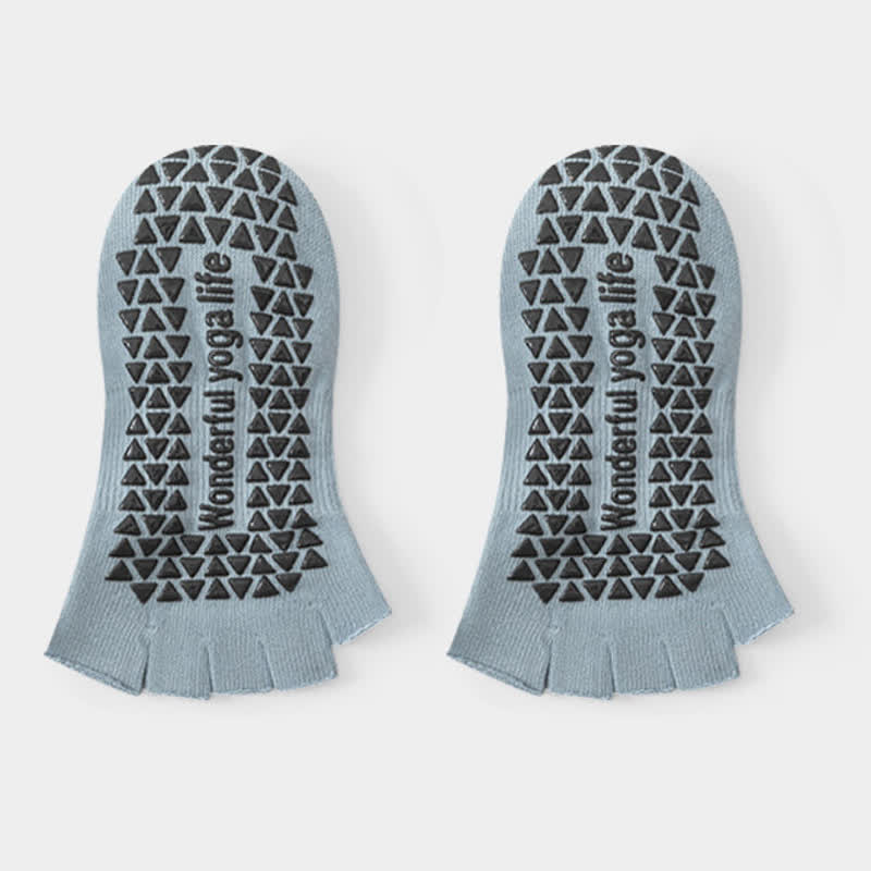 Plusock Low Cut Toe Grip Socks(2 Pairs) - Blue - EU35-40(US2-7) - image 8