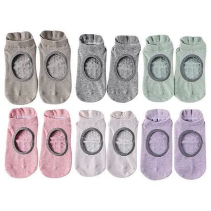 Plusock Pilates Non Slip Grip Socks(2 Pairs) - image 3