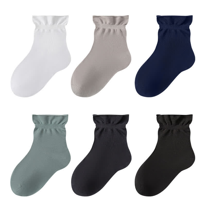 Plusock Casual Solid Color Sleep Socks(3 Pairs) - image 3