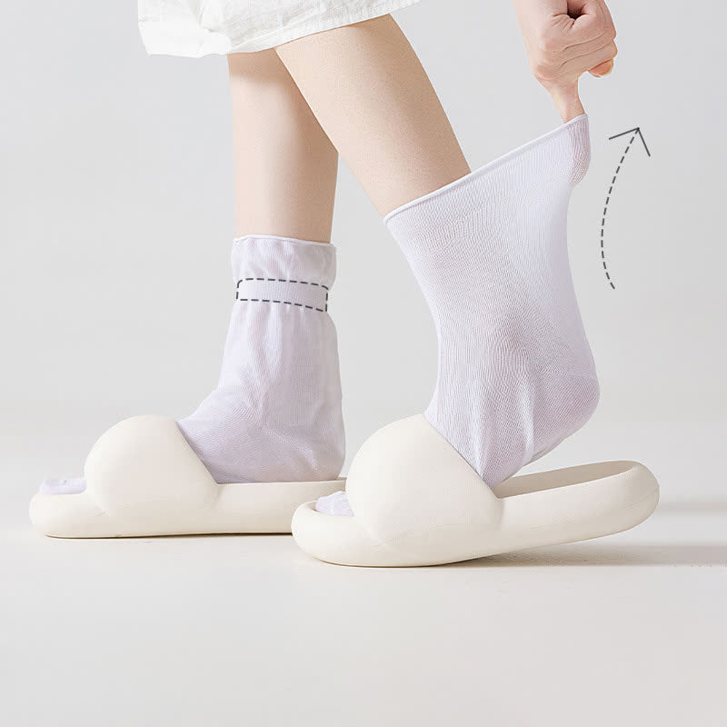 Plusock Casual Solid Color Sleep Socks(3 Pairs) - image 1